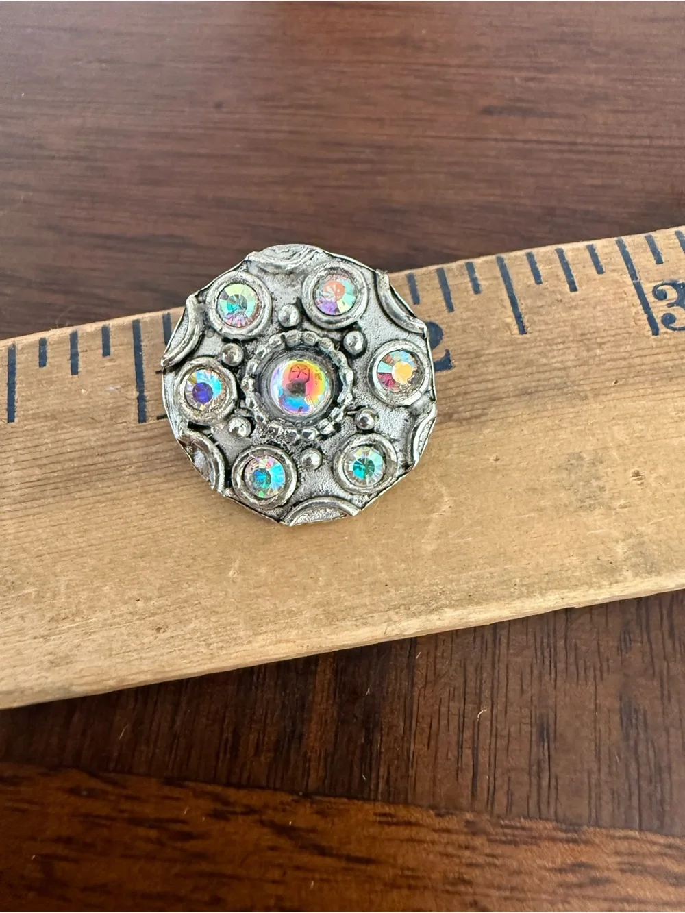 Vintage Silver Tone Brooch